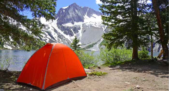 Woods tents stock preview dreamstime