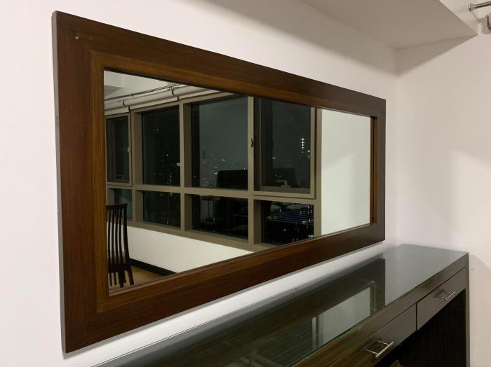 Wood mirrors