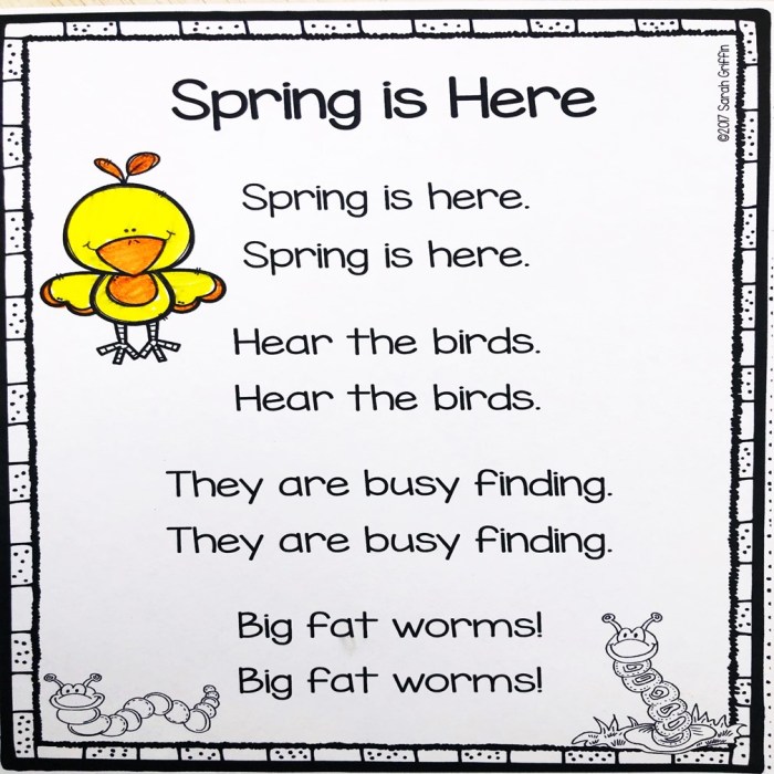 Found Poem of Spring: Words Inspired by Birds