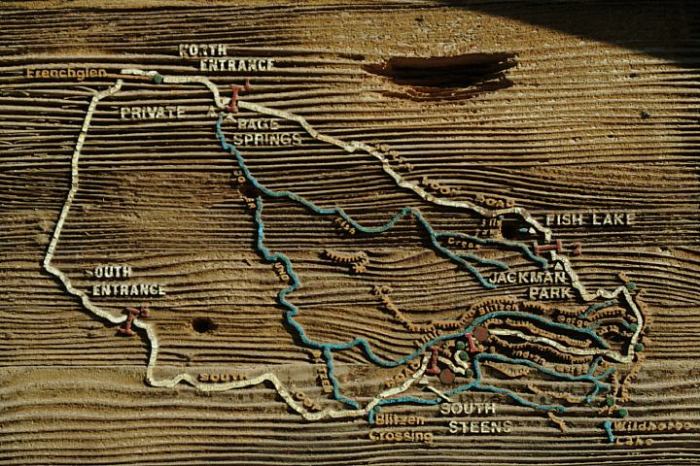 Mountain west of steens mountain map