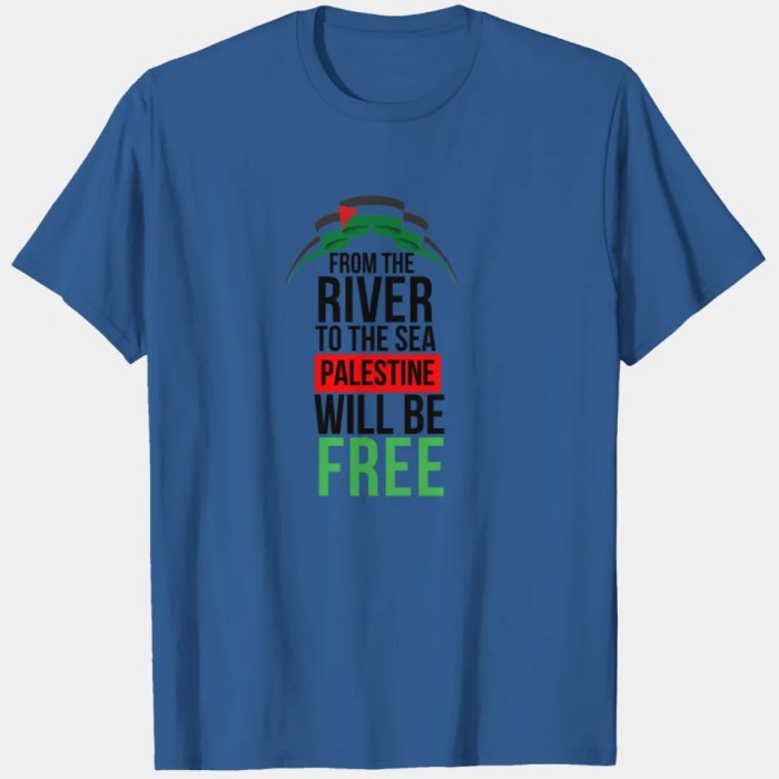 From the river to the sea shirt