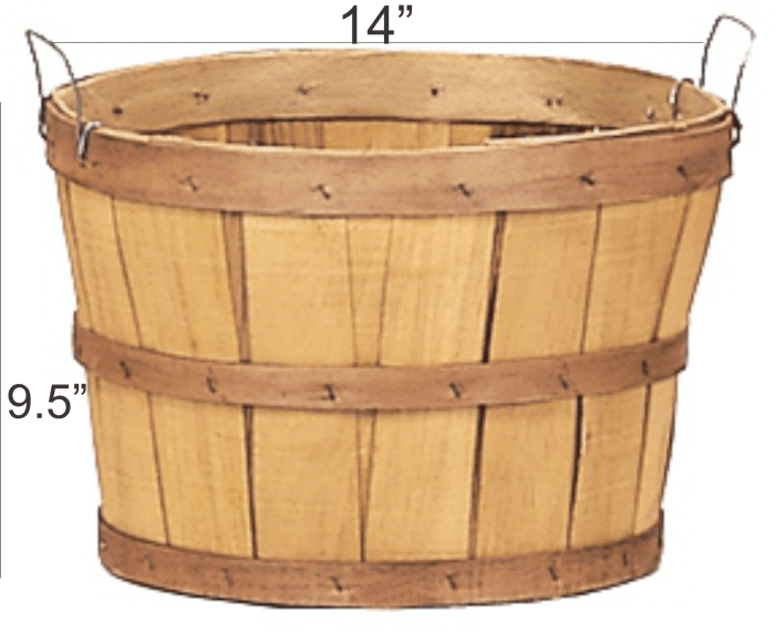 Bushel basket wooden baskets tall tweet