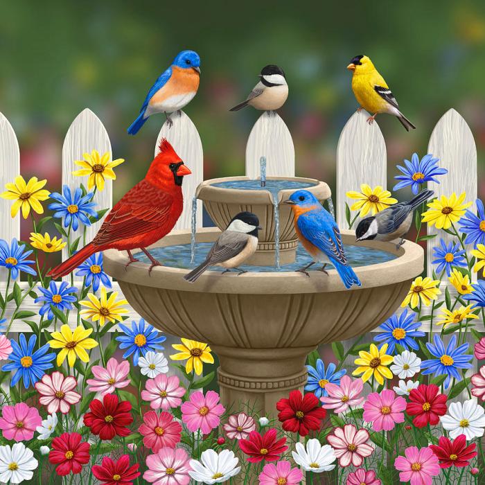 Birds in Painting: A Springtime Canvas