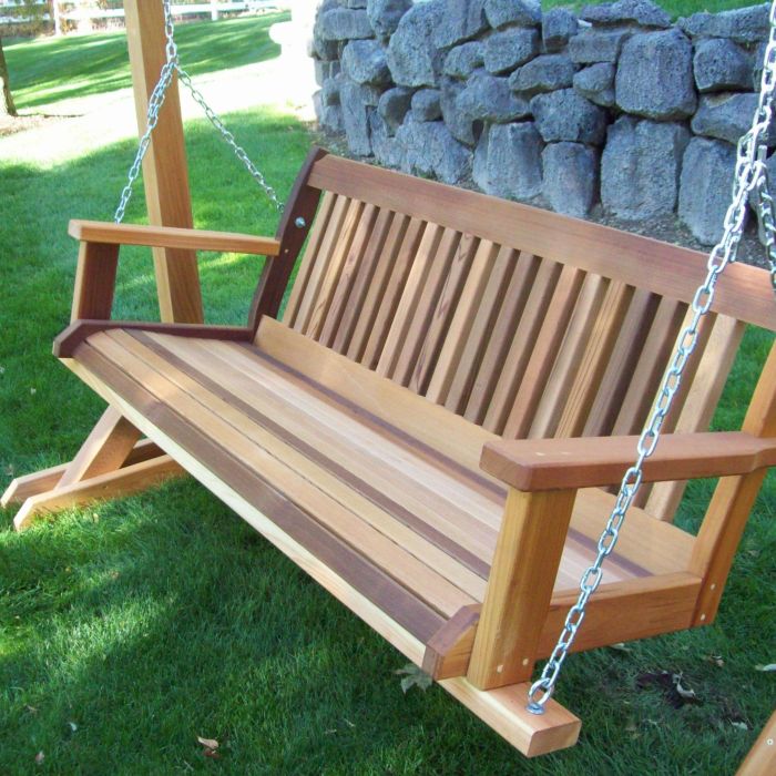 Swing porch choose board furniture diy