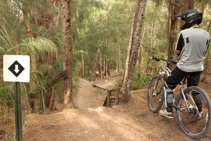 Markham park mountain bike trails