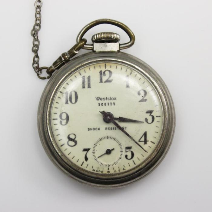 Westclox scotty pocket watch