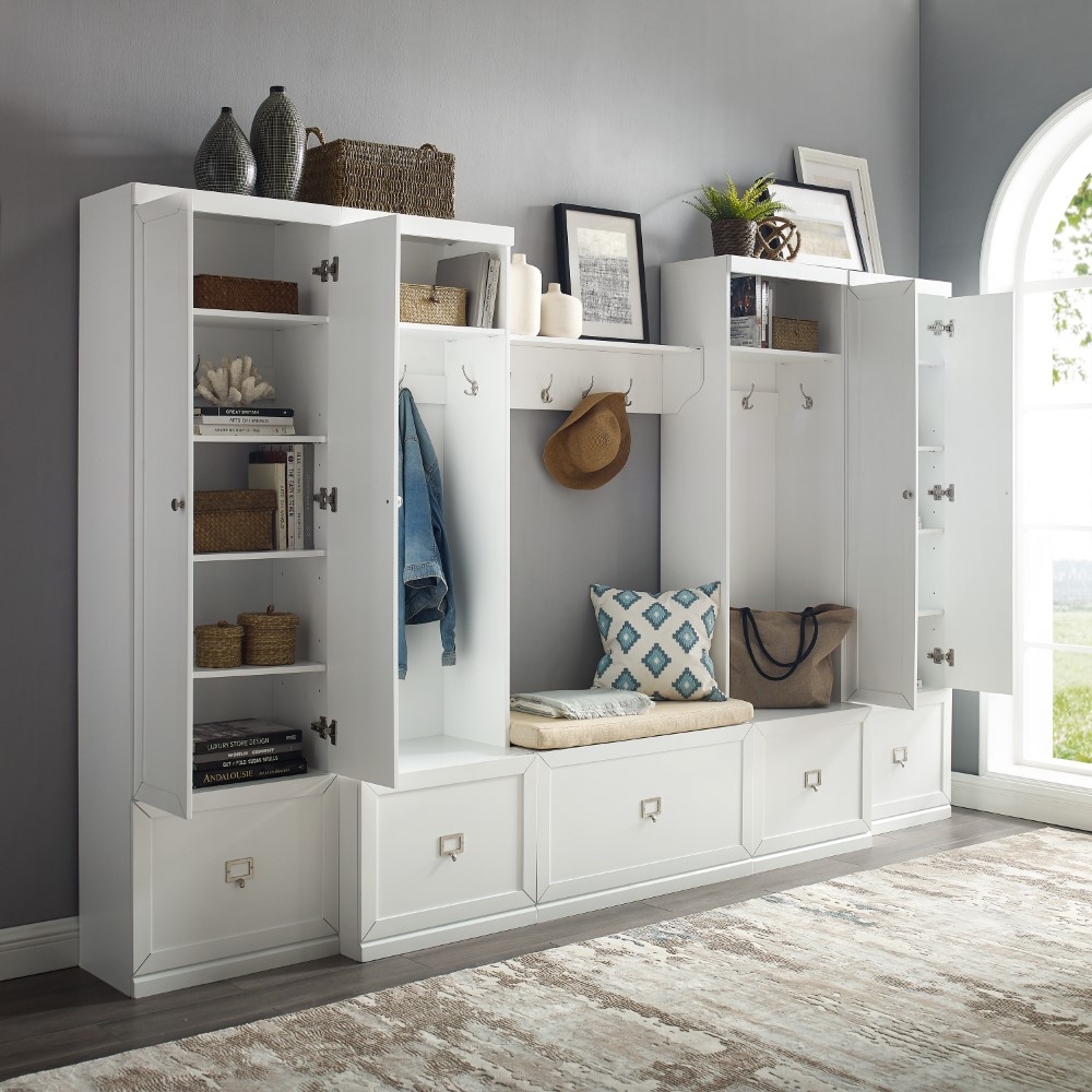 Hall Tree Bench with Built-in Mail Slot: A Convenient Feature