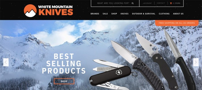 White mountain knives contact number