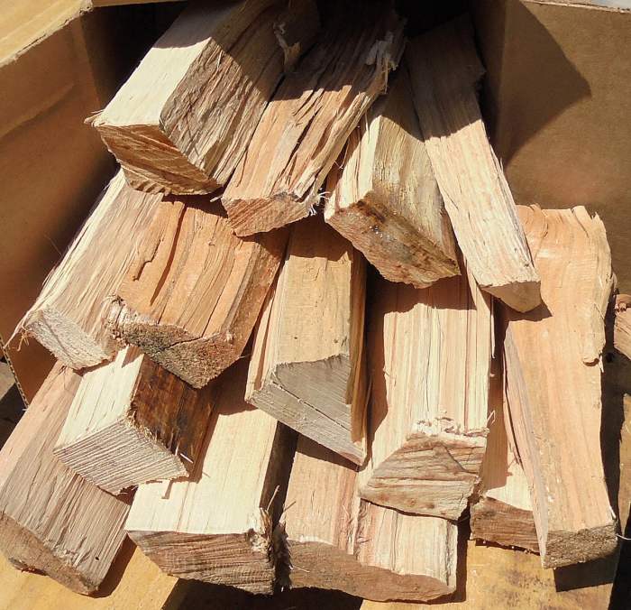 Hickory smoked wood