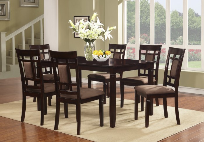 Solid wood dining chairs