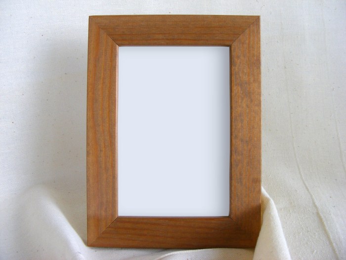 Wood picture frame natural 16x20 rustic contact shop country