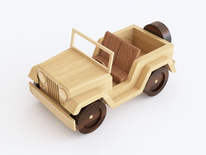 Wooden car