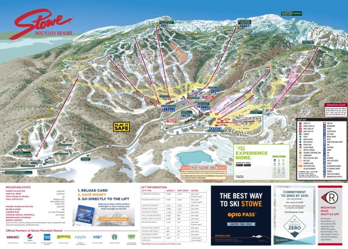 Stowe mountain trail map