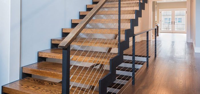 Stairs wood stair staircase wooden treads solid exotic project stairways hardwood oak open stairsupplies red staircases maple risers choose board